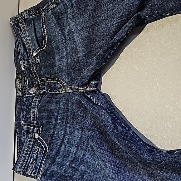 Silver twisted dark wash 30x33 boot cut jeans - Picture 5 of 8